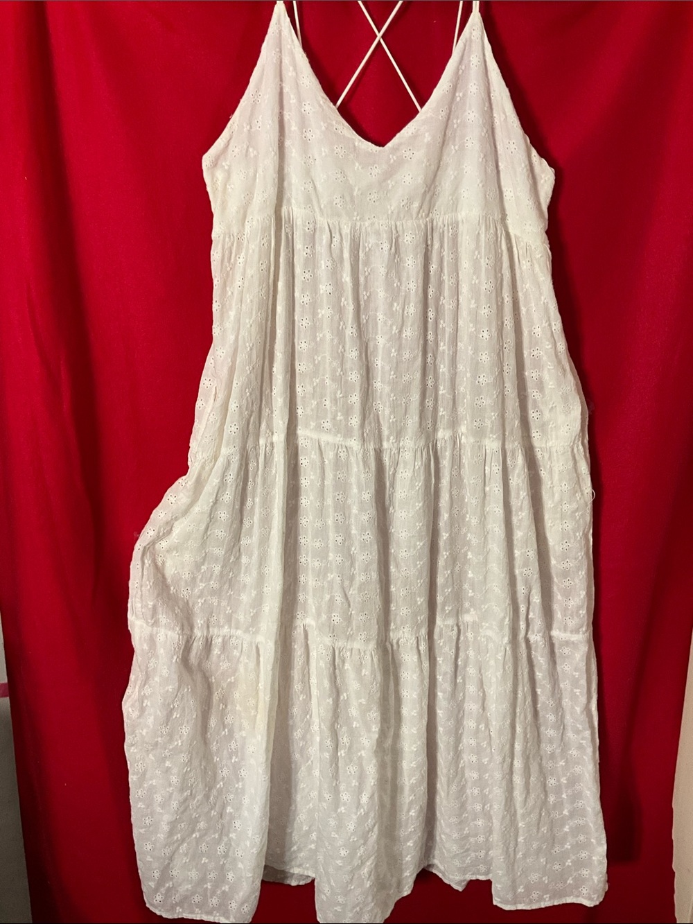 Eyelet cotton sundress